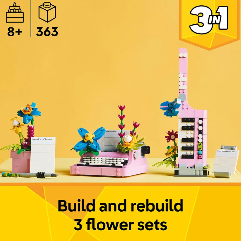 LEGO ® Creator Typewriter with Flowers 31169 Outlet