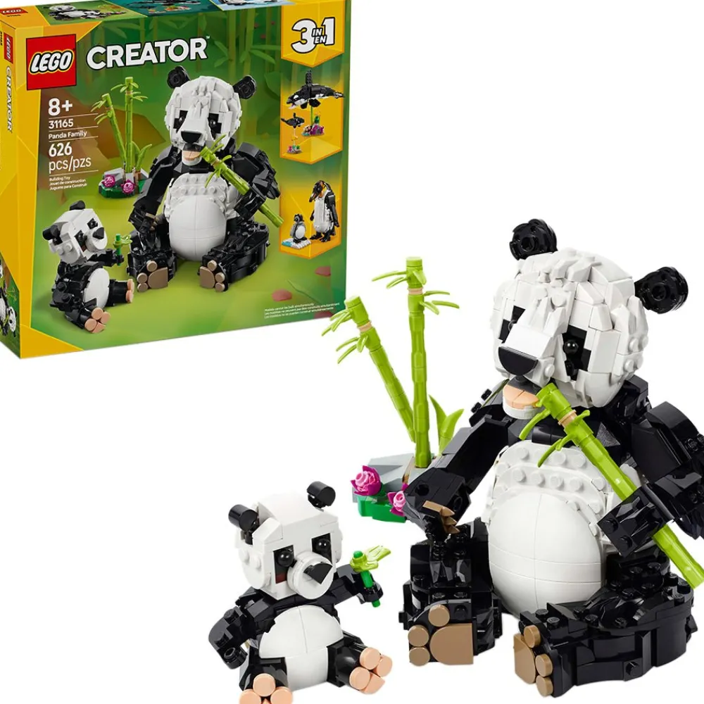 LEGO ® Creator Wild Animals: Panda Family 31165 Clearance