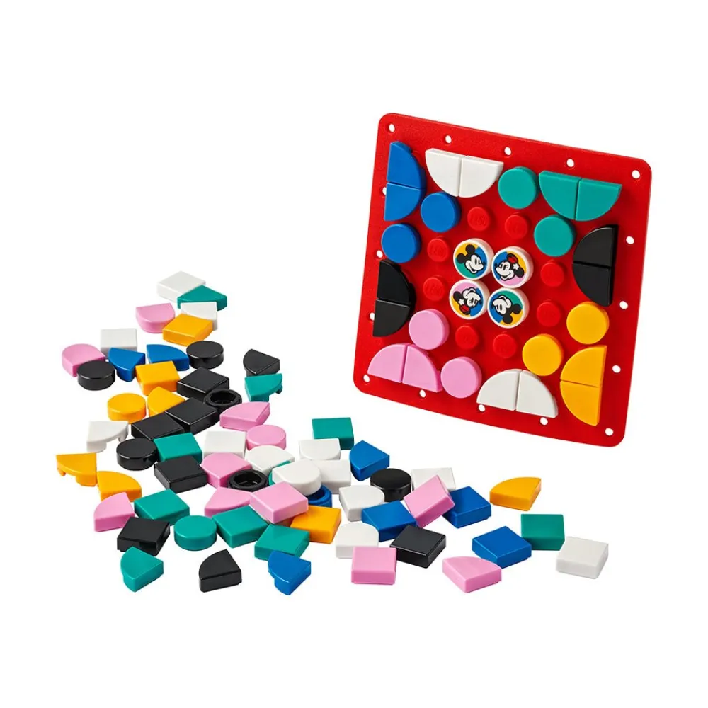 Lego Canada Inc. LEGO® DOTS ǀ Disney Mickey Mouse & Minnie Mouse Stitch-on Patch 41963 Kit (95 Pieces) New