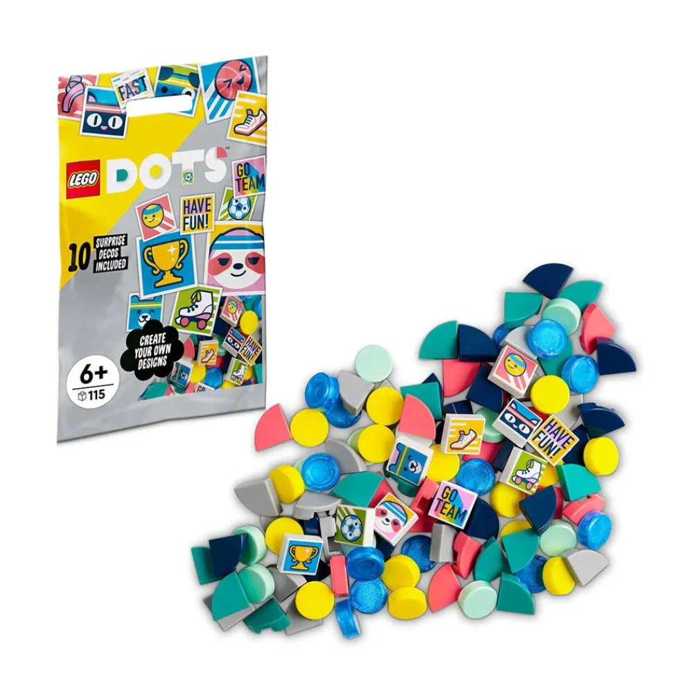 Lego Canada Inc. LEGO® DOTS Extra DOTS Series 7 – SPORT 41958 DIY Decoration Kit (115 Pieces) Best