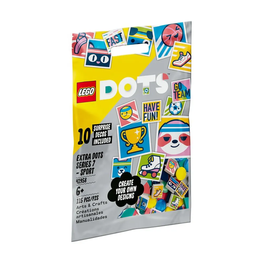 Lego Canada Inc. LEGO® DOTS Extra DOTS Series 7 – SPORT 41958 DIY Decoration Kit (115 Pieces) Best