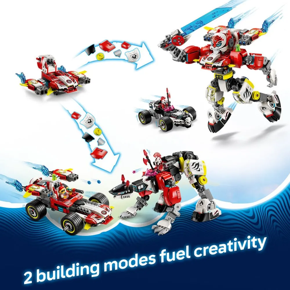 LEGO ® DREAMZzz™ Cooper’s Tiger Mech & Zero’s 71497 Fashion