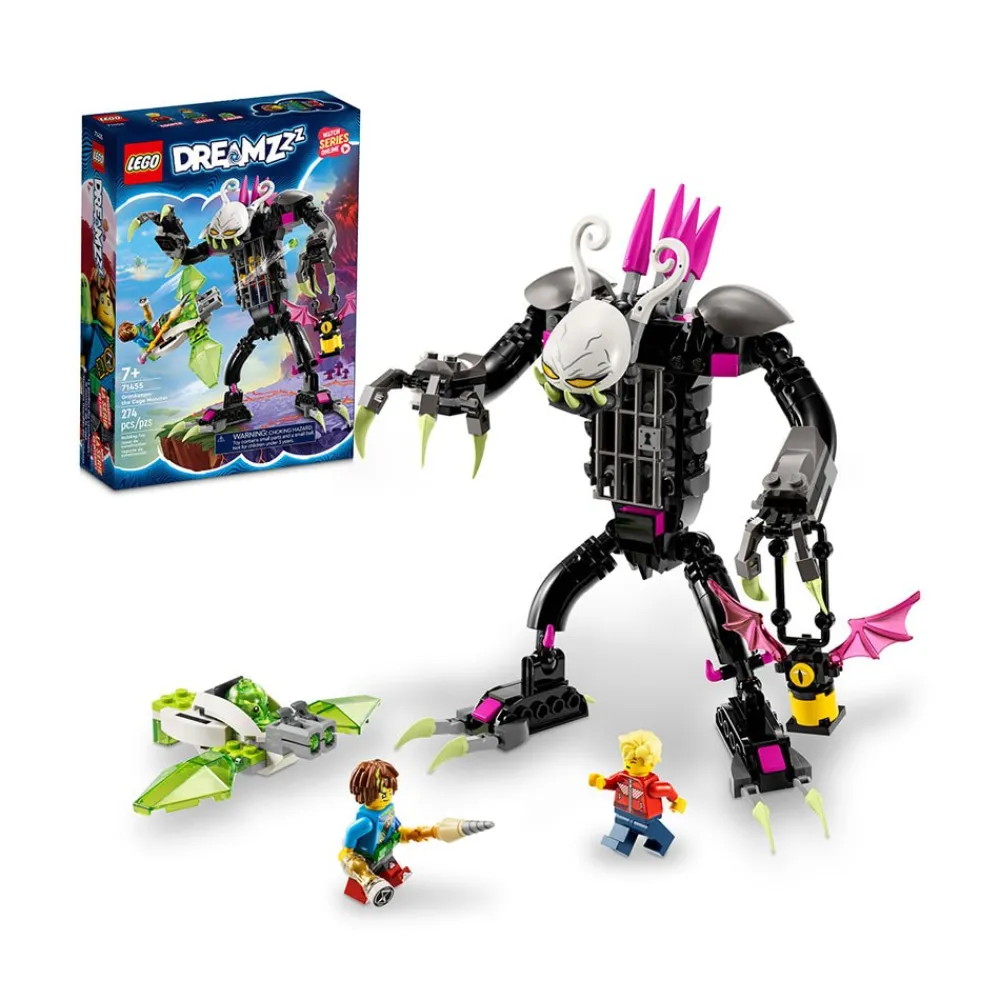 LEGO ® DREAMZzz™ Grimkeeper the Cage Monster 71455 Building Toy Set (274 Pieces) Hot