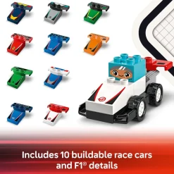 LEGO ® DUPLO® Town F1® Team Race Cars & Drivers 10445 Hot