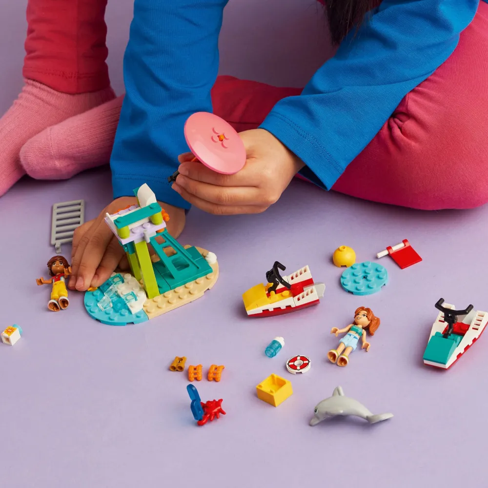 LEGO ® Friends Beach Water Scooter Lifeguard Toy 42623 Outlet