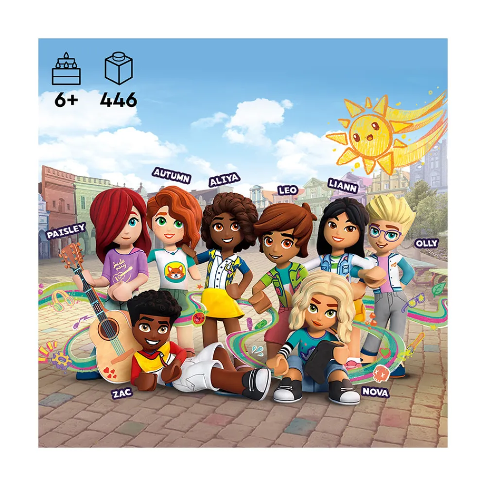 LEGO ® Friends Newsroom Van 41749 Building Toy Set (446 Pieces) Fashion