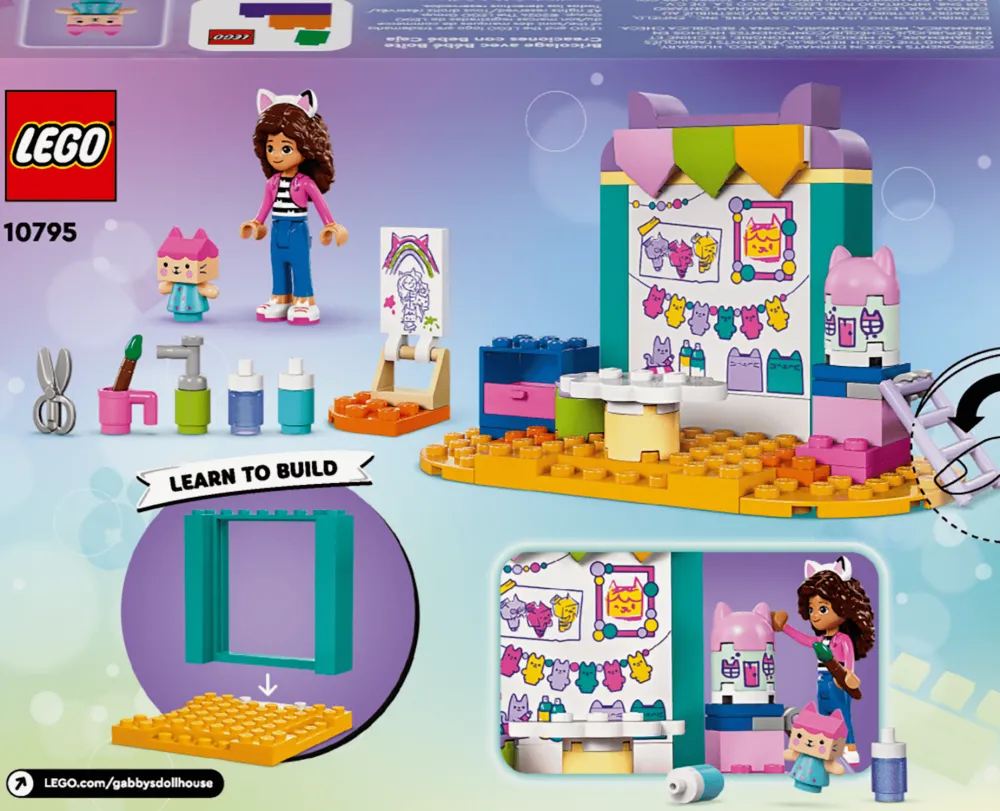 LEGO ® Gabby’s Dollhouse Crafting with Baby Box Toy 10795 Clearance