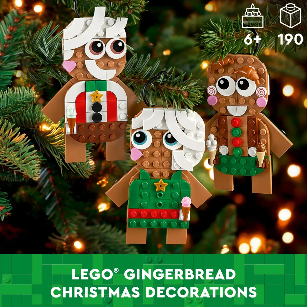 LEGO ® Gingerbread Ornaments Christmas Decor 40642 Sale