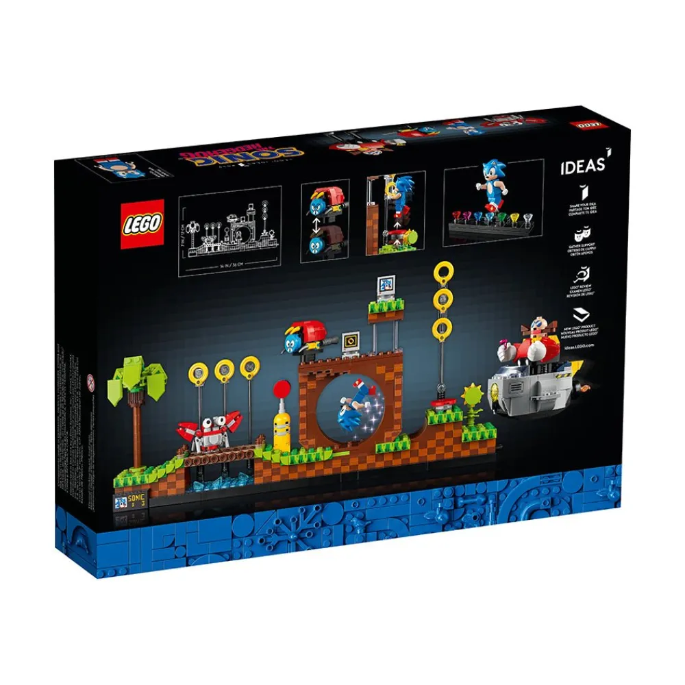 LEGO ® Ideas Sonic the Hedgehog™ – Green Hill Zone 21331 Building Kit (1,125 Pieces) Clearance