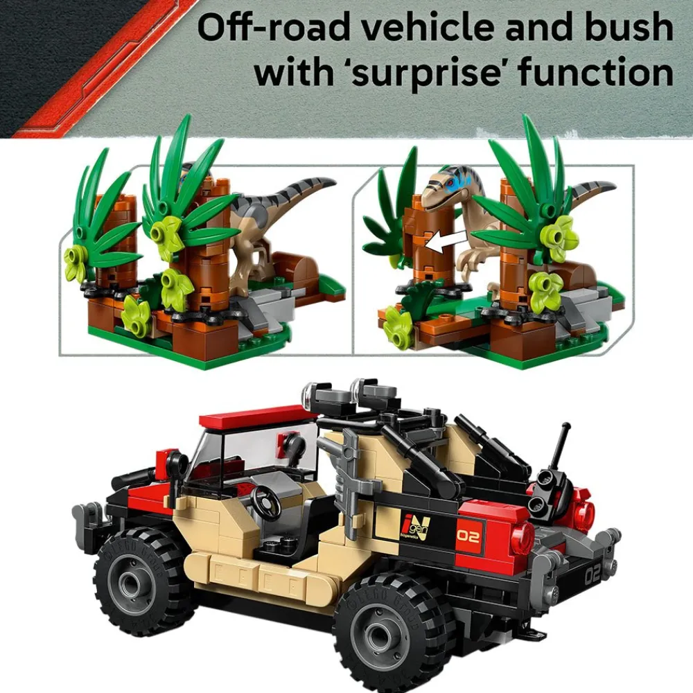 LEGO ® Jurassic World Raptor Off-Road Escape 76972 New