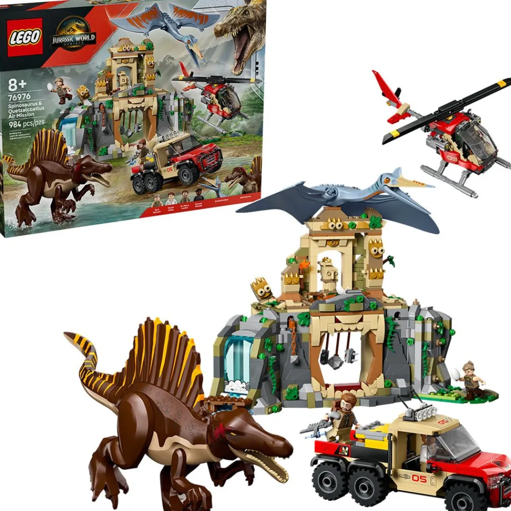 LEGO ® Jurassic World Spinosaurus & Quetzalcoatlus Air Mission 76976 Discount