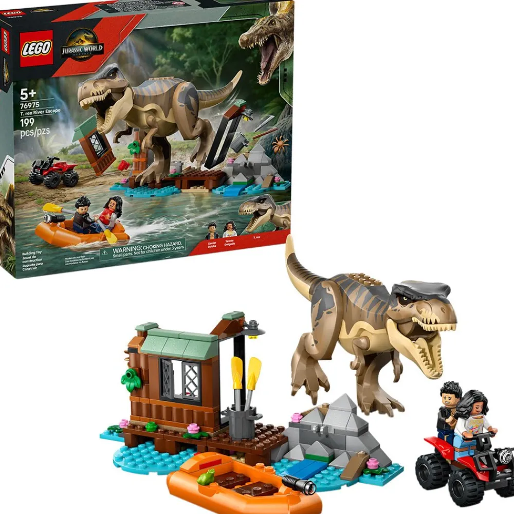 LEGO ® Jurassic World T. rex River Escape 76975 New