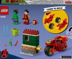 LEGO ® Marvel Iron Man with Bike and The Hulk Playset 76287 Fashion