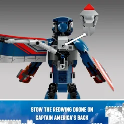 LEGO ® Marvel New Captain America Construction Figure 76296 New