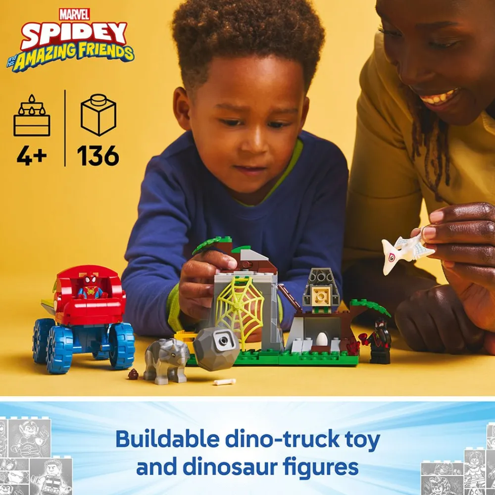 LEGO ® Marvel Spidey And His Amazing Friends Team Spidey Dino Crawler Rescue 11199 Discount