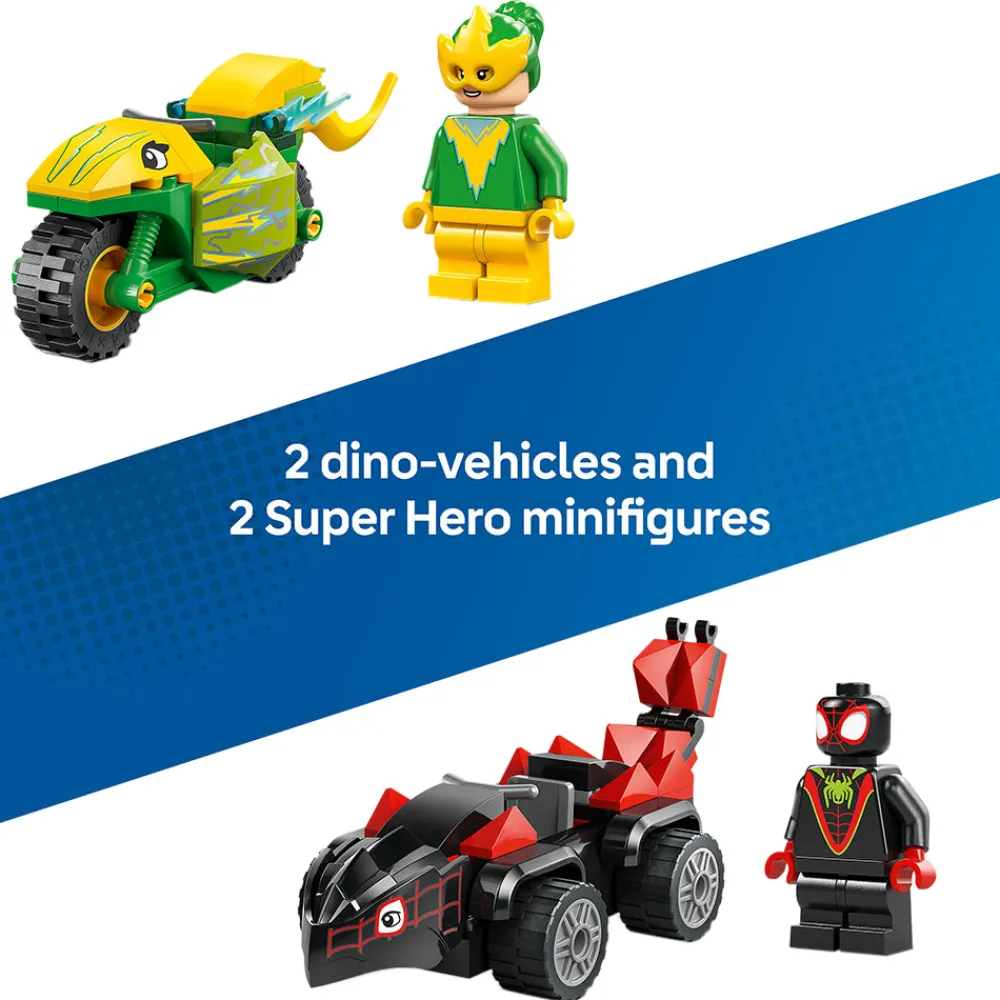 LEGO ® Marvel Spidey And His Amazing Friends: ® Spin and Electro Dinosaur Vehicle Chase 11198 Fashion