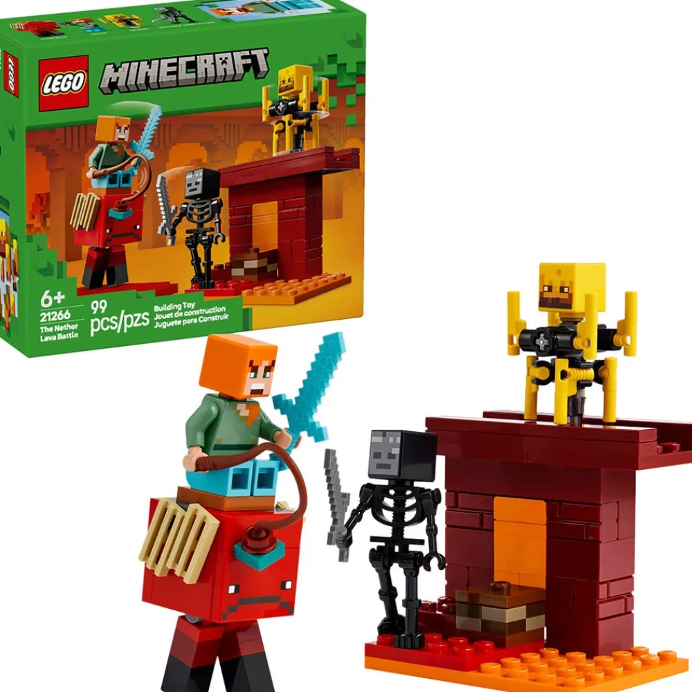 LEGO ® Minecraft® The Nether Lava Battle 21266 Best