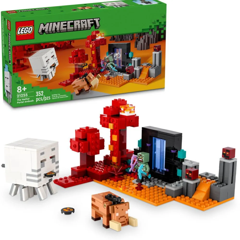 Lego Canada Inc. LEGO® Minecraft® The Nether Portal Ambush 21255 Best