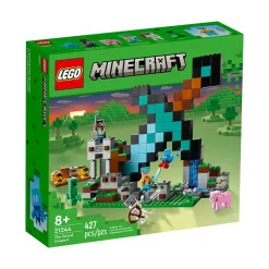 LEGO ® Minecraft® The Sword Outpost 21244 Building Toy Set (427 Pieces) Hot
