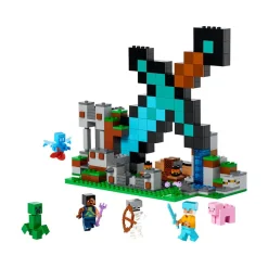 LEGO ® Minecraft® The Sword Outpost 21244 Building Toy Set (427 Pieces) Hot