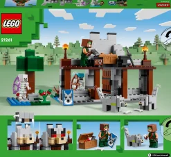 LEGO ® Minecraft® The Wolf Stronghold Fortress Playset 21261 Hot