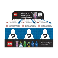 Mastermind Toys LEGO Mystery Minifigure Mini Puzzles Blue Edition 126 Pieces Clearance