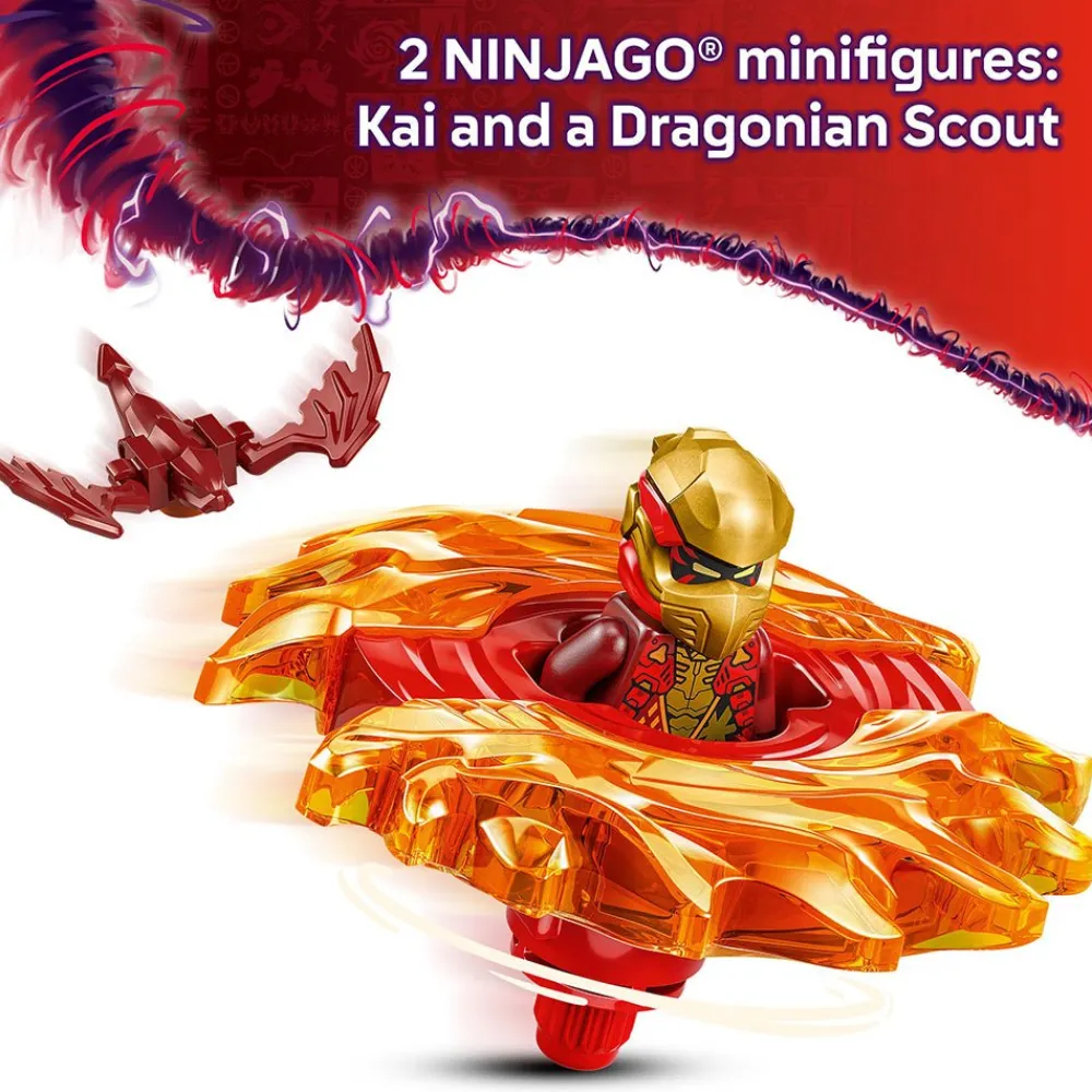 LEGO ® NINJAGO® Kai’s Dragon Spinjitzu Spinner 71823 Hot