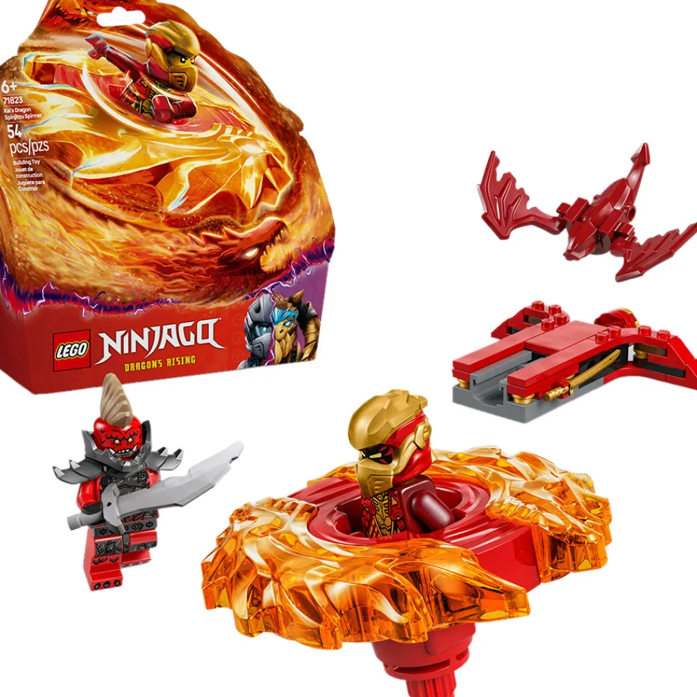 LEGO ® NINJAGO® Kai’s Dragon Spinjitzu Spinner 71823 Hot