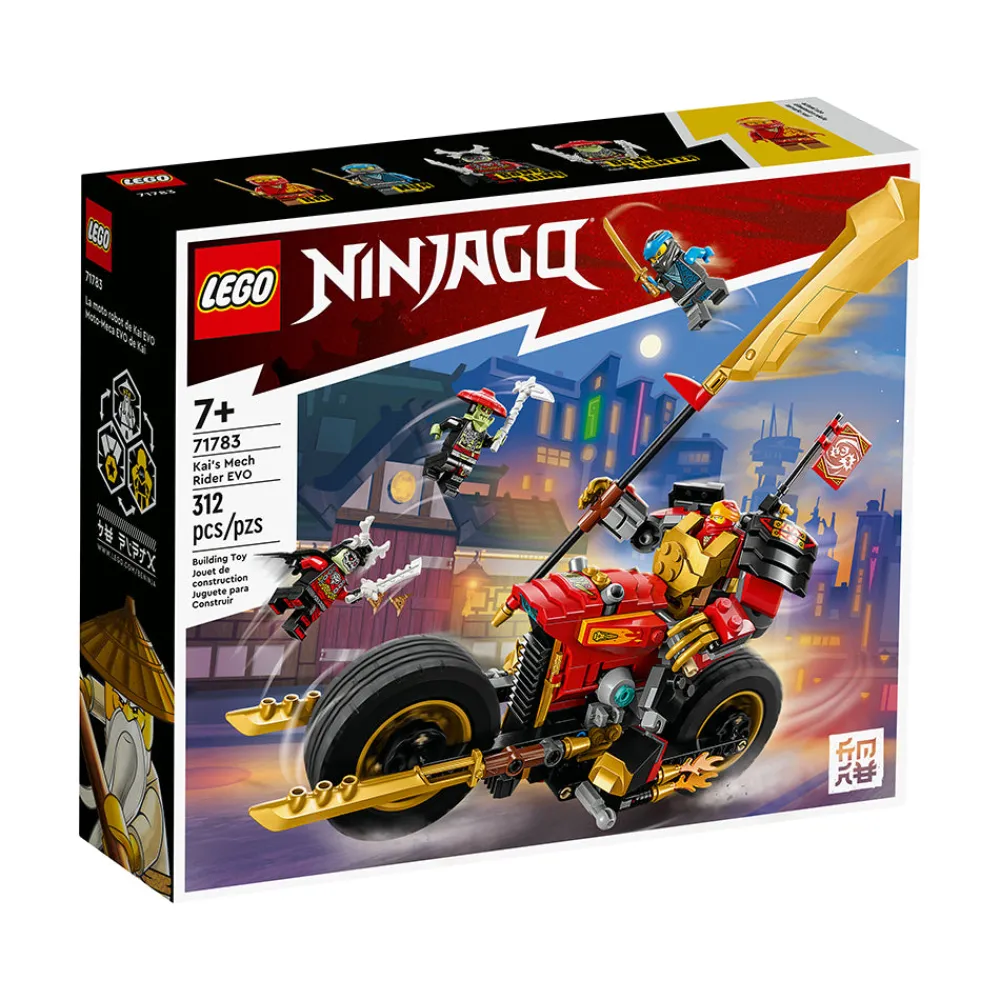 LEGO ® NINJAGO® Kai’s Mech Rider EVO 71783 Building Toy Set (312 Pieces) Clearance