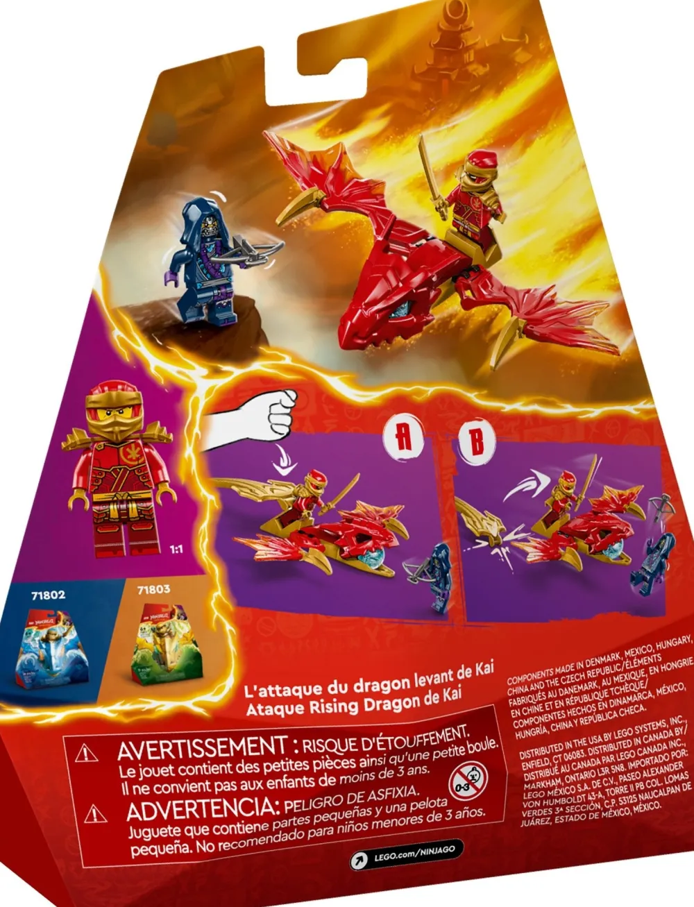 LEGO ® NINJAGO® Kai’s Rising Dragon Strike Toy 71801 Best