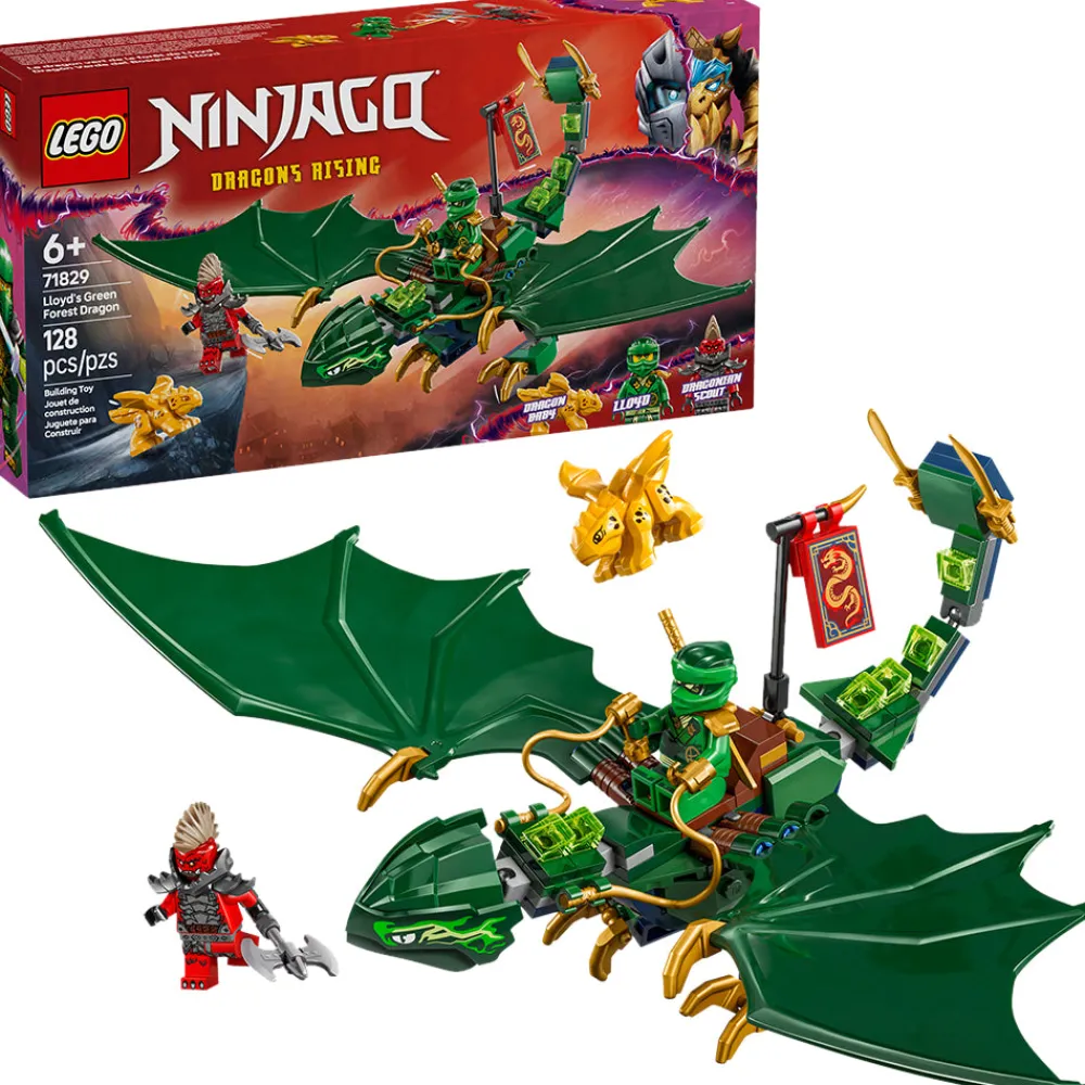 LEGO ® NINJAGO® Lloyd’s Green Forest Dragon 71829 Hot