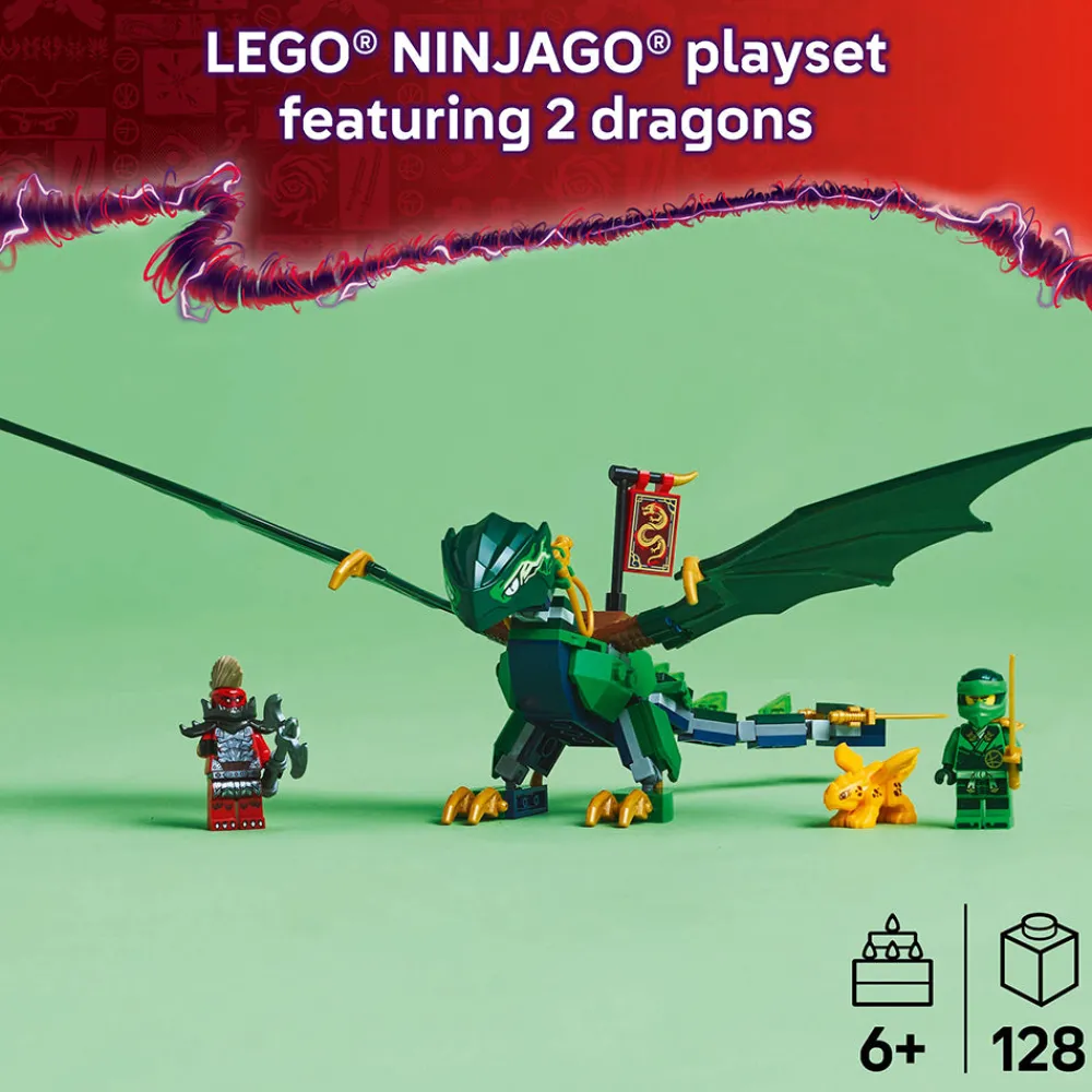 LEGO ® NINJAGO® Lloyd’s Green Forest Dragon 71829 Hot