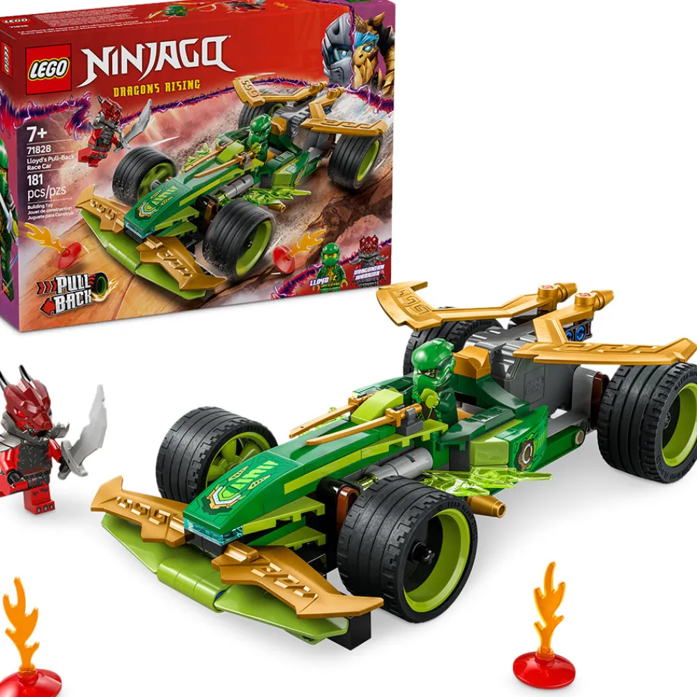 LEGO ® NINJAGO® Lloyd’s Pull-Back Race Car 71828 New
