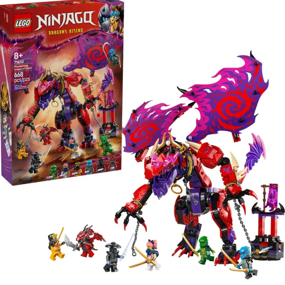 LEGO ® NINJAGO® Thunderfang Dragon of Chaos 71832 Clearance