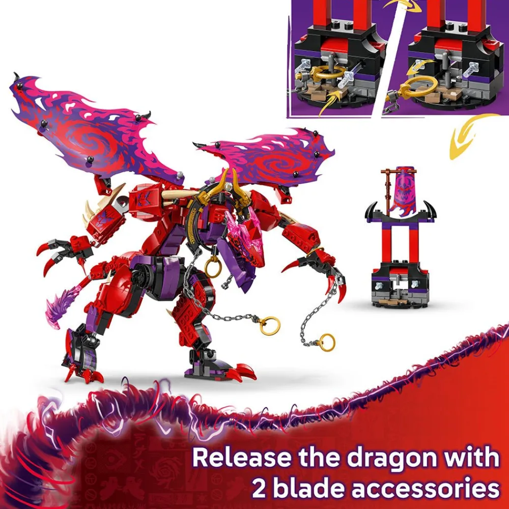 LEGO ® NINJAGO® Thunderfang Dragon of Chaos 71832 Clearance