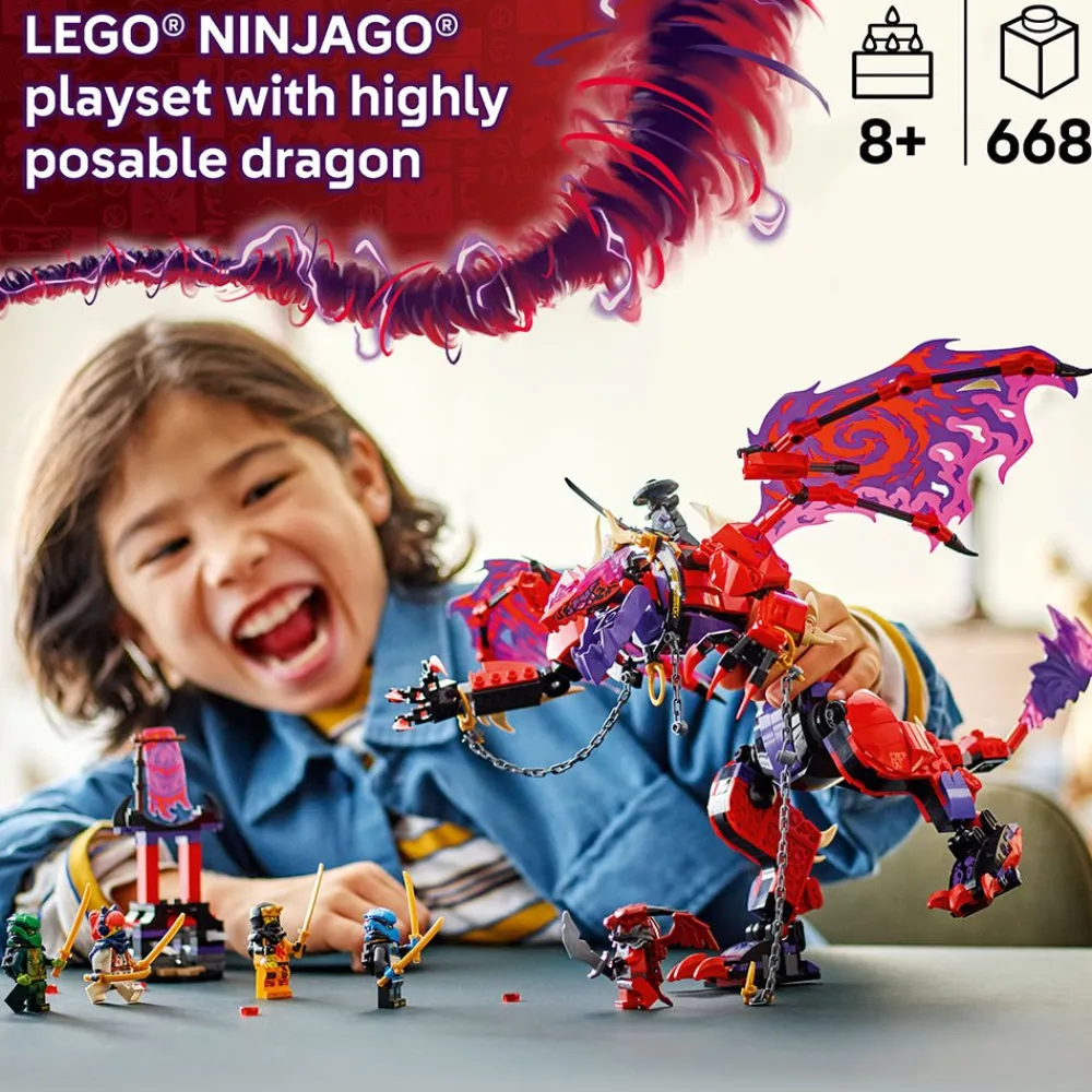 LEGO ® NINJAGO® Thunderfang Dragon of Chaos 71832 Clearance