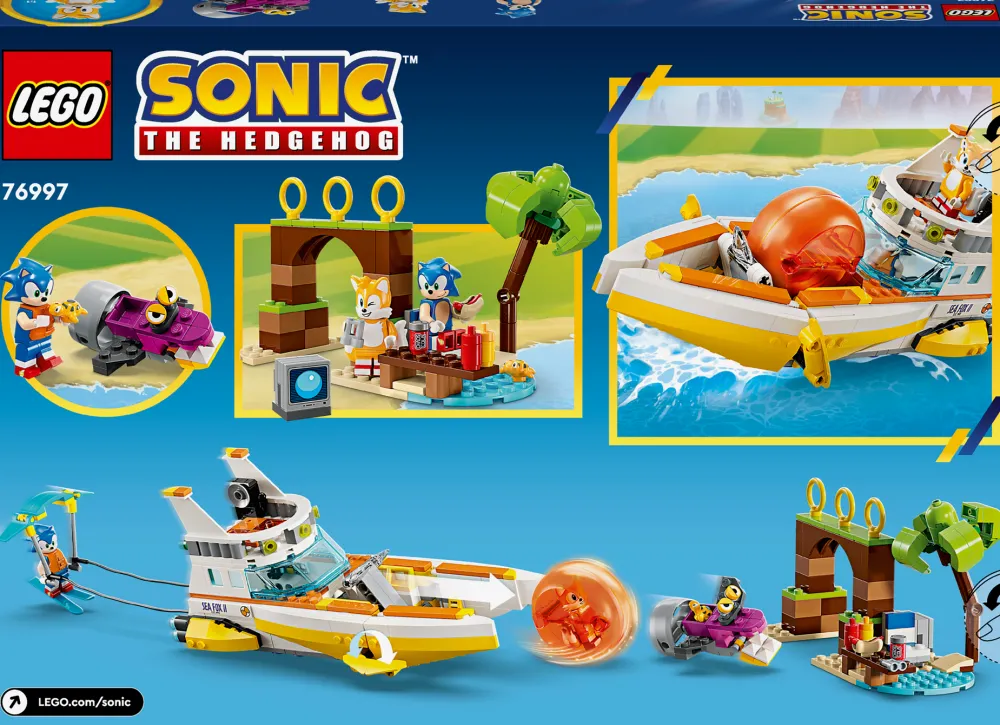 Lego Canada Inc. LEGO® Sonic the Hedgehog™ Tails’ Adventure Boat Toy 76997 Online