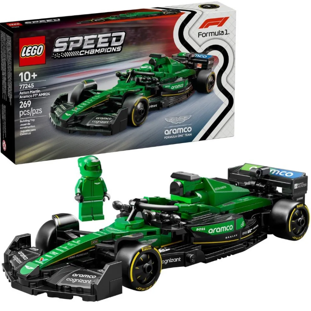 LEGO ® Speed Champions Aston Martin Aramco F1® AMR24 Race Car 77245 Sale