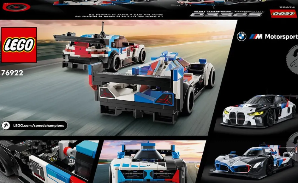 Lego Canada Inc. LEGO® Speed Champions BMW M4 GT3 & BMW M Hybrid V8 Race Cars 76922 Online