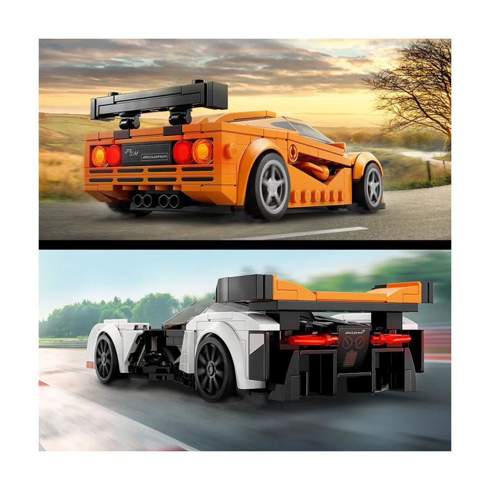 LEGO ® Speed Champions McLaren Solus GT and McLaren F1 LM 76918 Building Toy Set (581 Pieces) Best