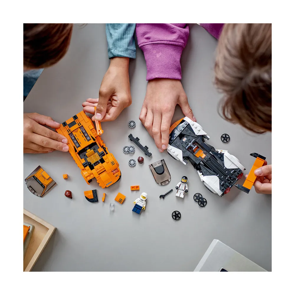 LEGO ® Speed Champions McLaren Solus GT and McLaren F1 LM 76918 Building Toy Set (581 Pieces) Best