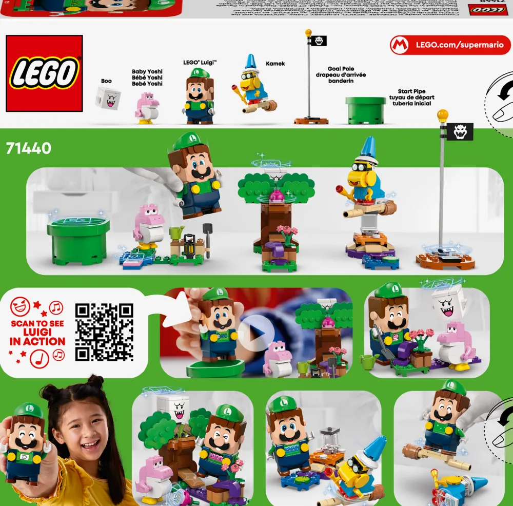 Lego Canada Inc. LEGO® Super Mario™ Adventures with Interactive LEGO® Luigi™ 71440 Discount