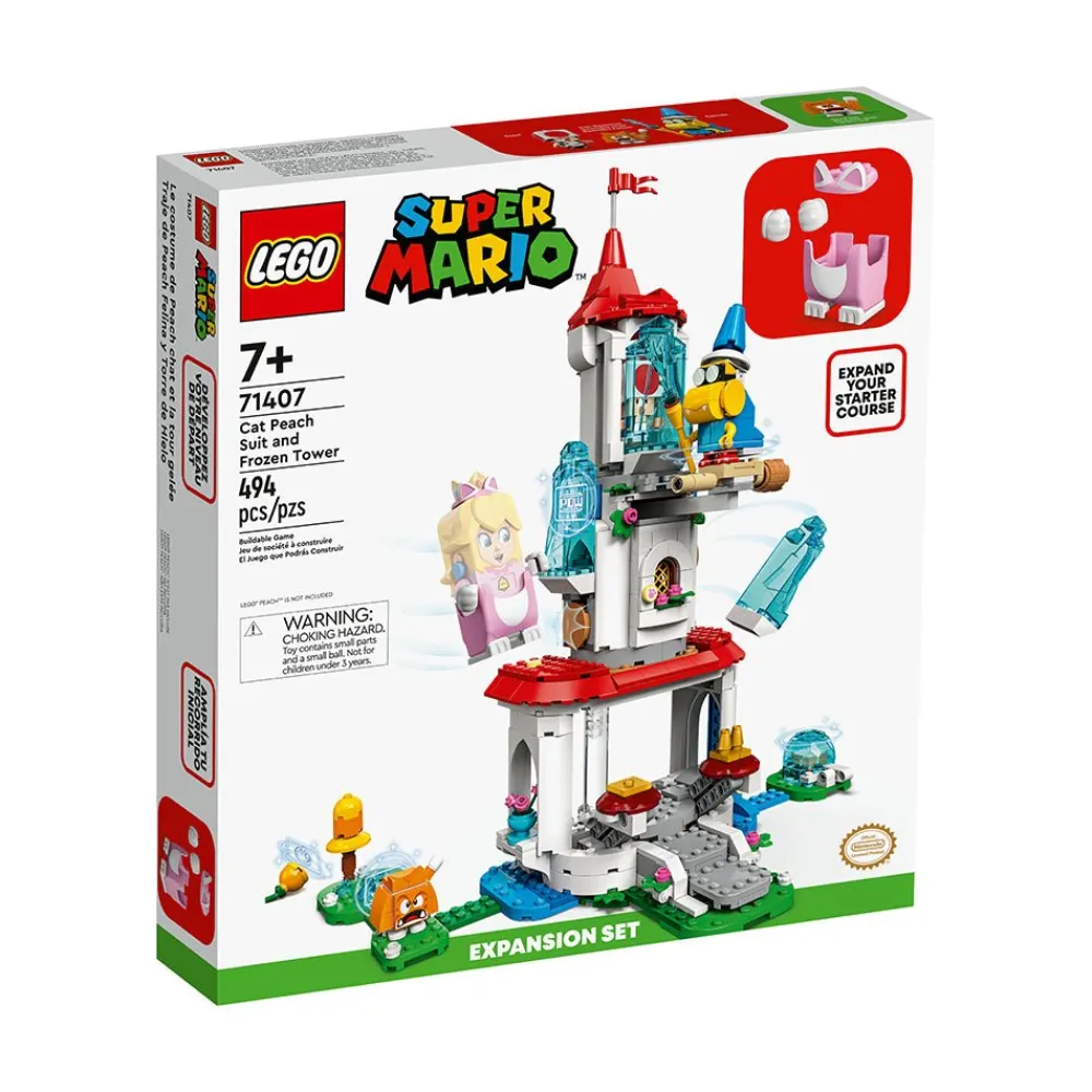Lego Canada Inc. LEGO® Super Mario™ Cat Peach Suit and Frozen Tower Expansion Set 71407 (494 Pieces) Outlet