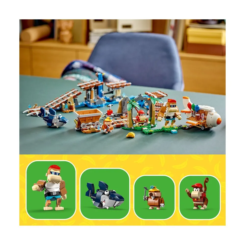 Lego Canada Inc. LEGO® Super Mario™ Diddy Kong's Mine Cart Ride Expansion Set 71425 (1,157 Pieces) Discount