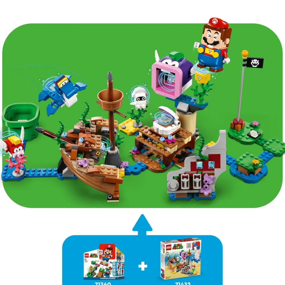 Lego Canada Inc. LEGO® Super Mario™ Dorrie's Sunken Shipwreck Adventure Expansion Set 71432 Sale