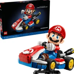 Lego Canada Inc. LEGO® Super Mario™: Mario Kart™ – Mario & Standard Kart, Collectible Model 72037 Clearance
