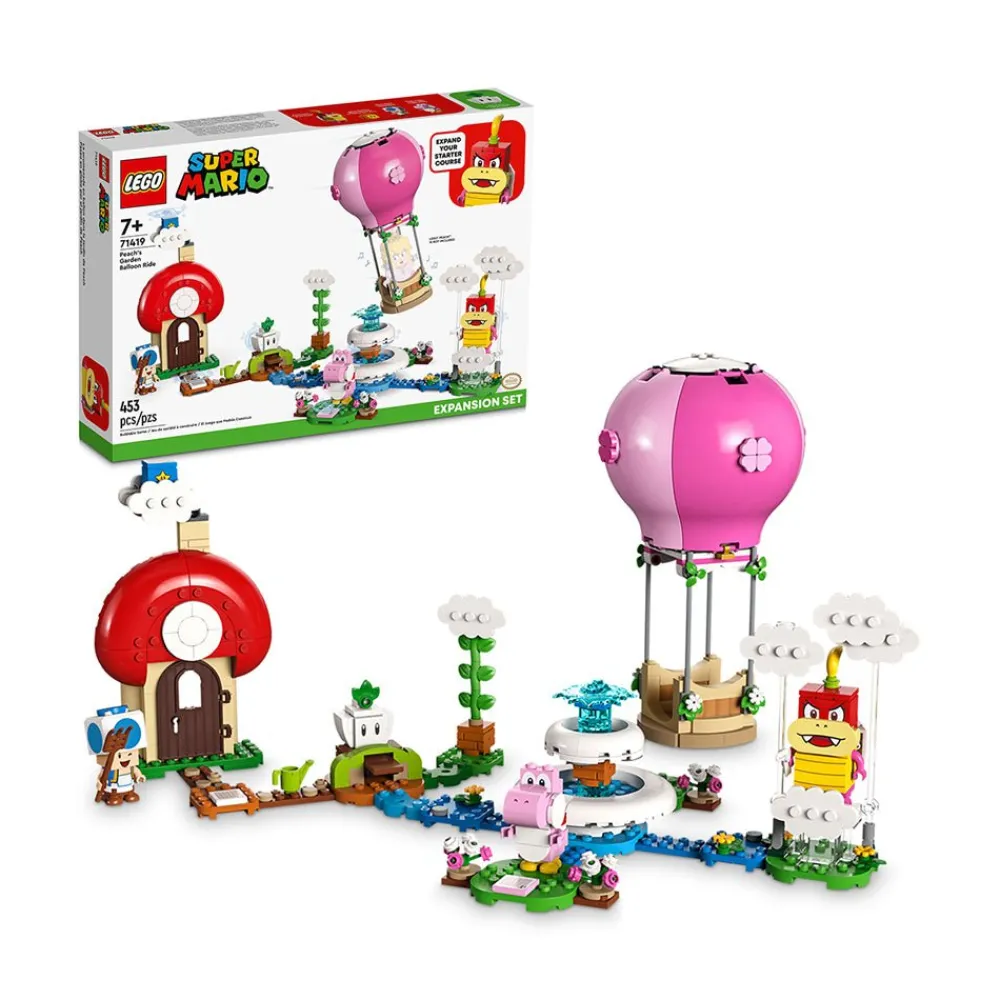 Lego Canada Inc. LEGO® Super Mario™ Peach’s Garden Balloon Ride Expansion Set 71419 (453 Pieces) Fashion