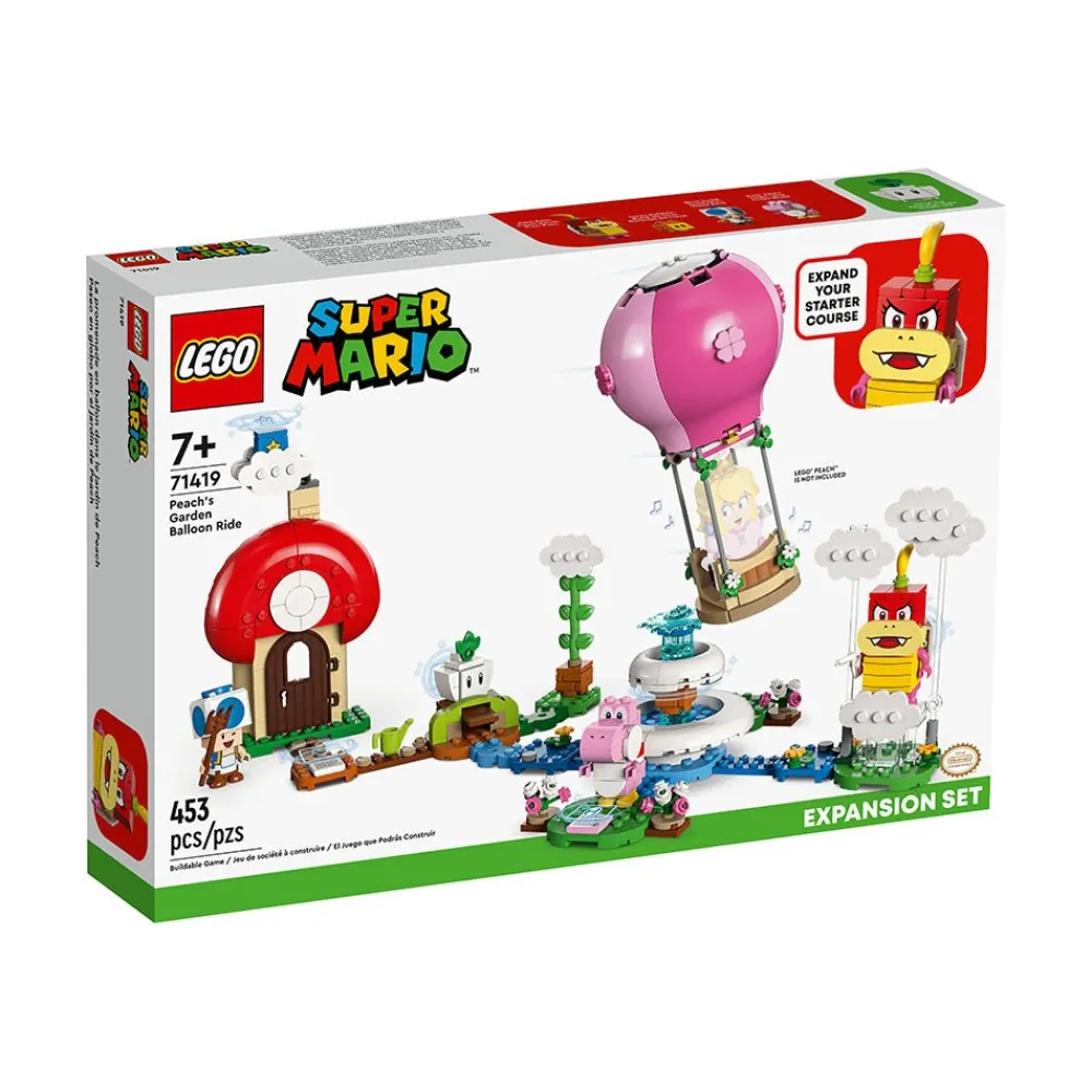 Lego Canada Inc. LEGO® Super Mario™ Peach’s Garden Balloon Ride Expansion Set 71419 (453 Pieces) Fashion