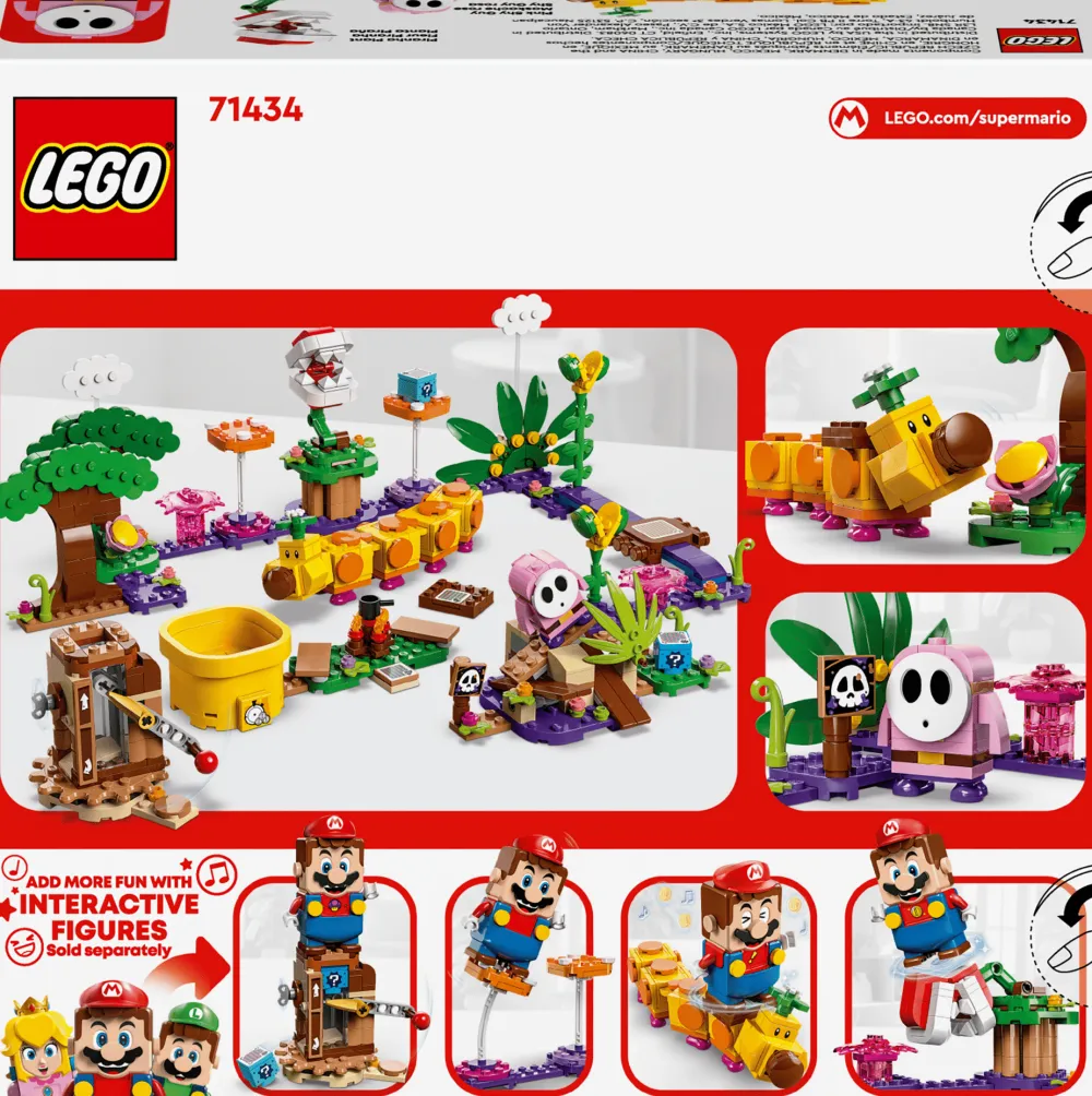 Lego Canada Inc. LEGO® Super Mario™ Soda Jungle Maker Set, Wiggler Toy 71434 Sale