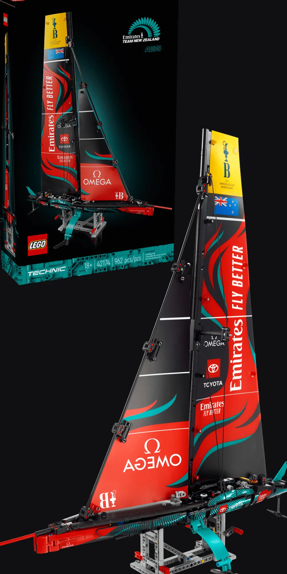 Lego Canada Inc. LEGO® Technic™ Emirates Team New Zealand AC75 Yacht 42174 Best